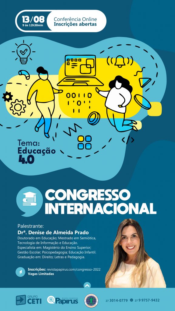 CONGRESSO INTERNACIONAL – ÁREA DA EDUCAÇÃO – 13 DE AGOSTO DE 2022 ...